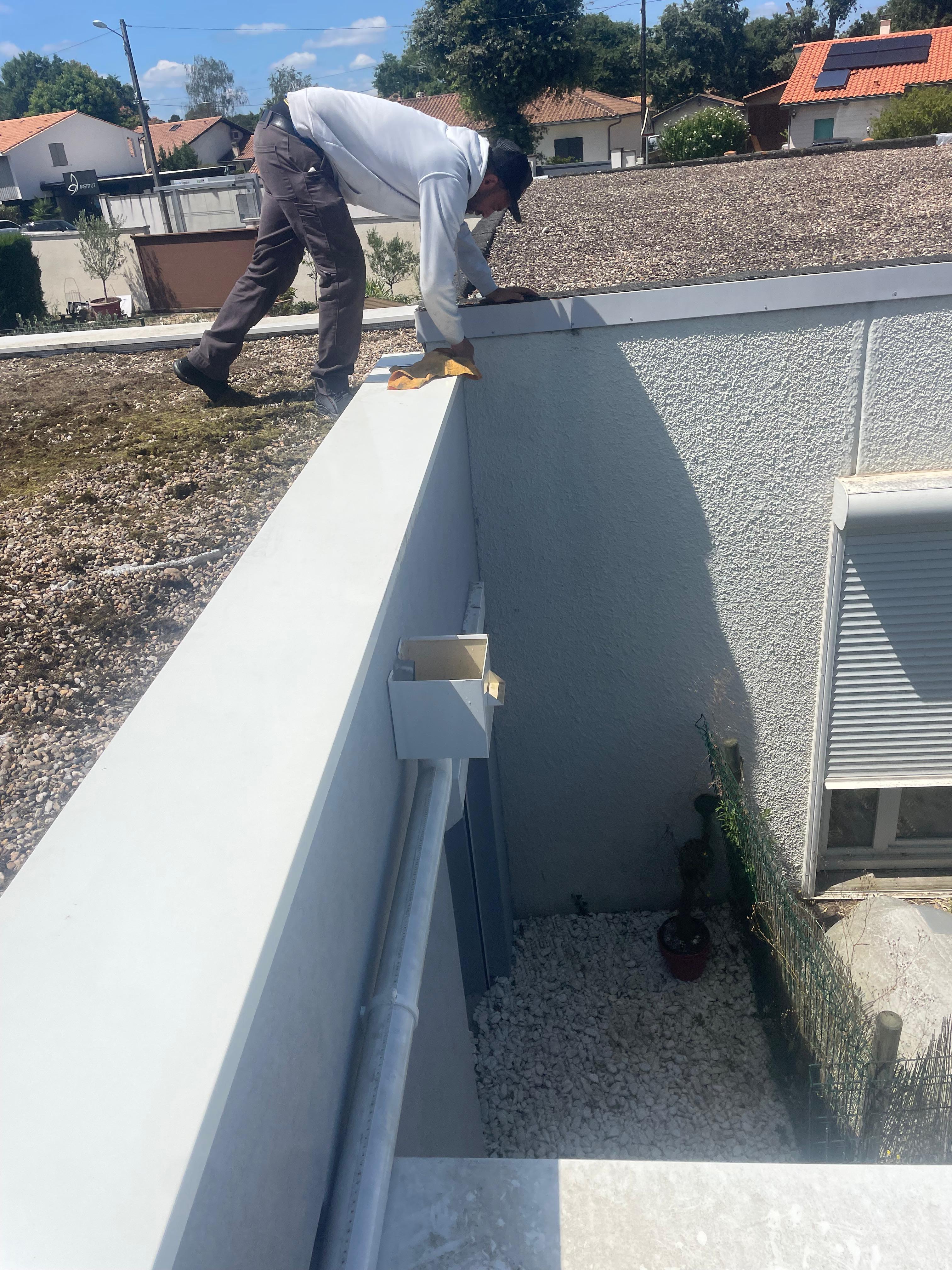 Reparation zinguerie toit terrasse Saint Medard en Jalles